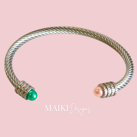 PG Pearl Cable Bracelet