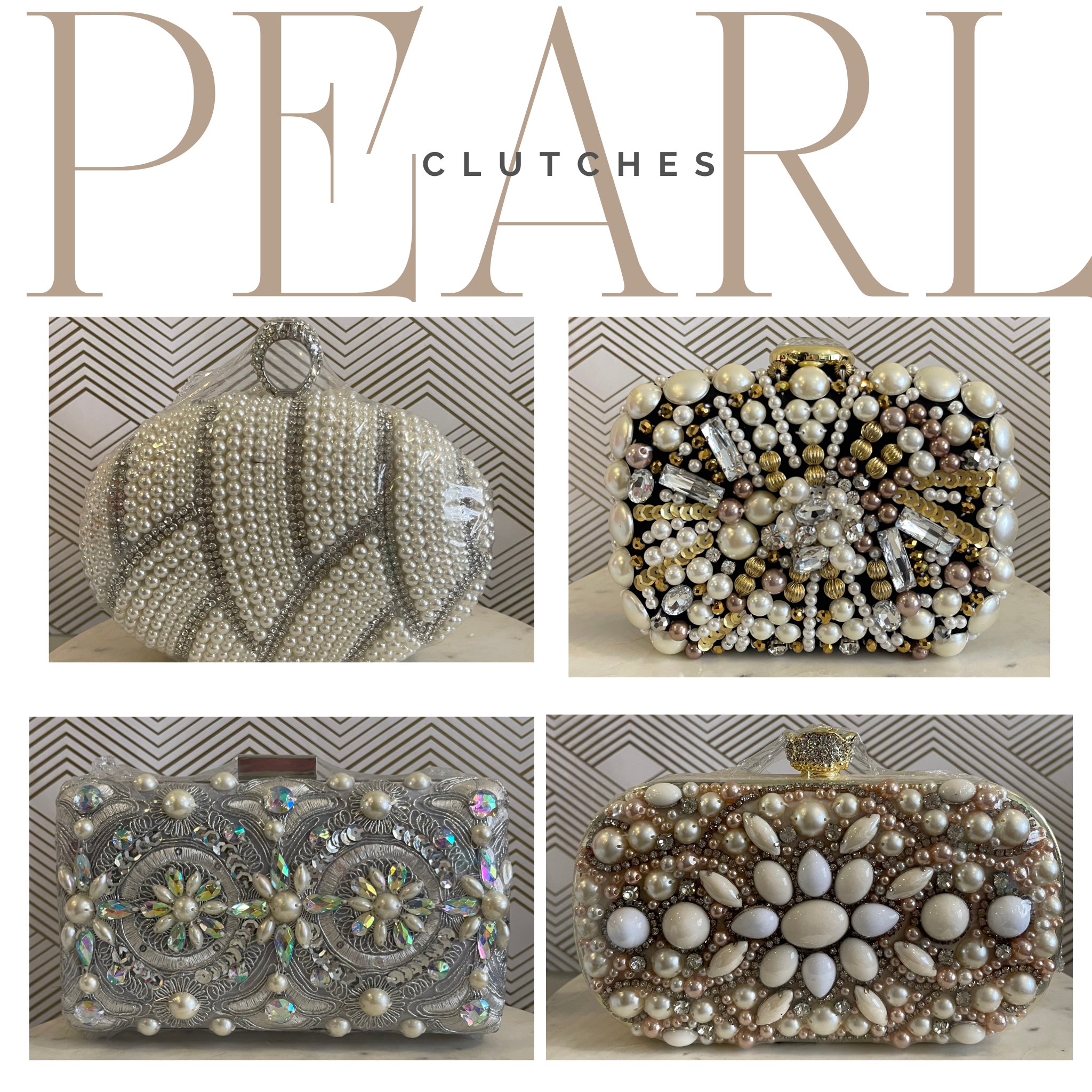 Pearl clutches hotsell