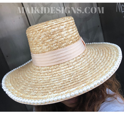 Pearl Brim Sun Hat