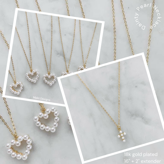 Dainty Pearl Necklace