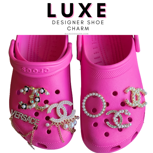 Designer Shoe Charms Crocs, Designer Crocs Shoes Women