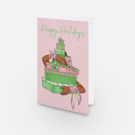 Sorority Christmas Card - Bearing Gifts