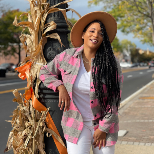 Eva Plaid Shacket
