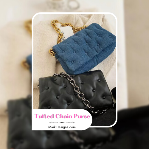 Tufted Chain Purse