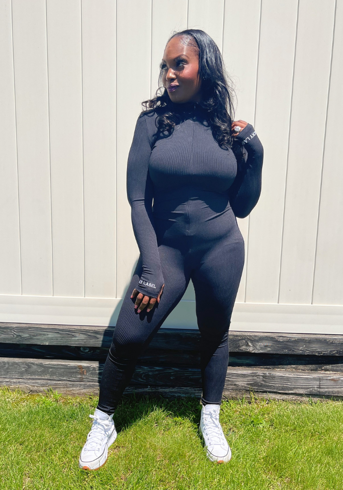 Bodied Bodycon Jumpsuit S (2-4) / Black Bodied Bodycon Jumpsuit S (2-4) / Black