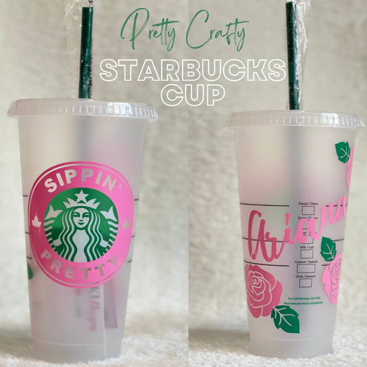 Sipping Pretty Personalized Starbucks Cup