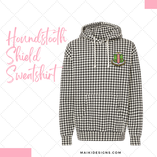 AKA® Houndstooth Shield Sweatshirt
