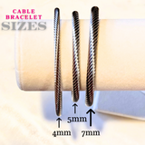 7mm Pearl Cable Bracelet