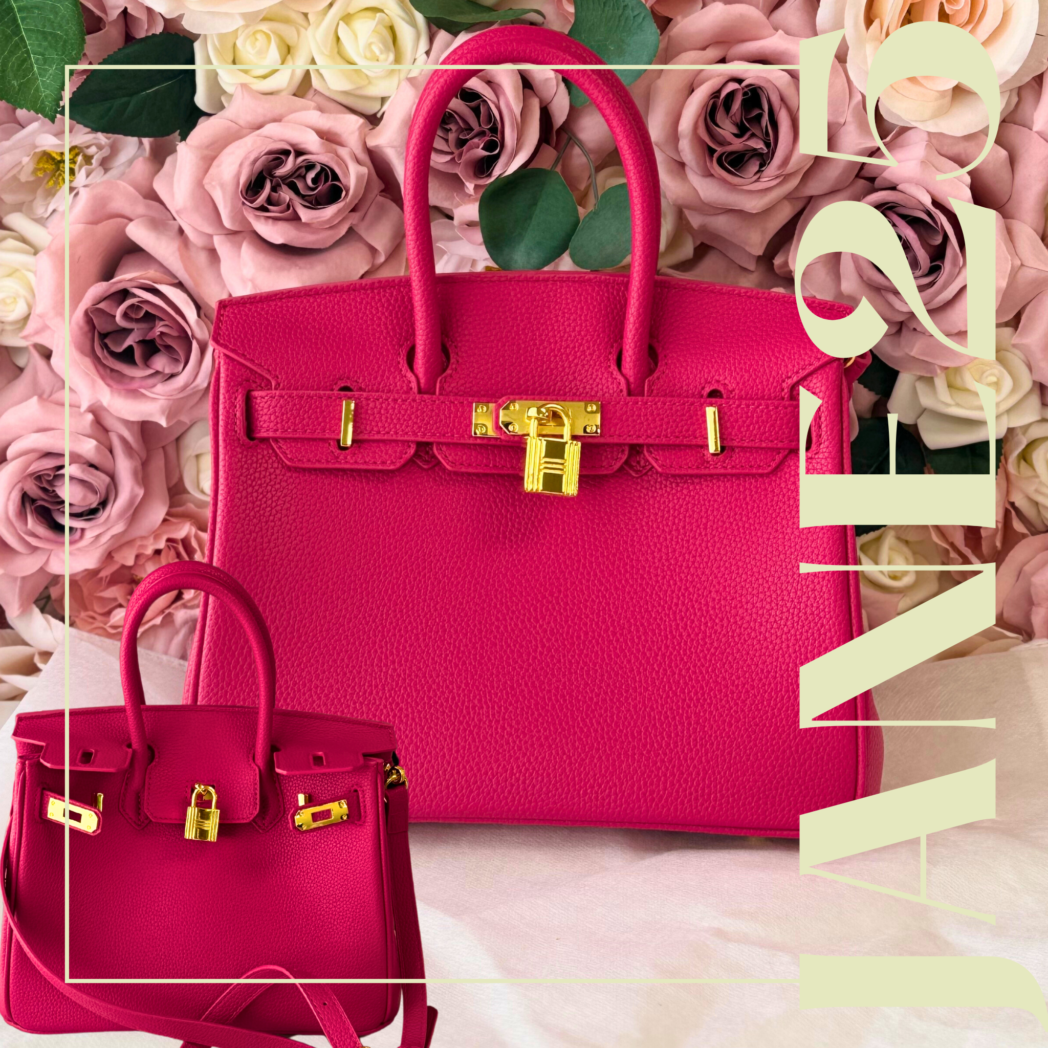 Birkin inspired purse - Jane 25