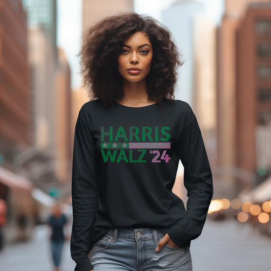 Harris/Walz 24 Long Sleeve Tee