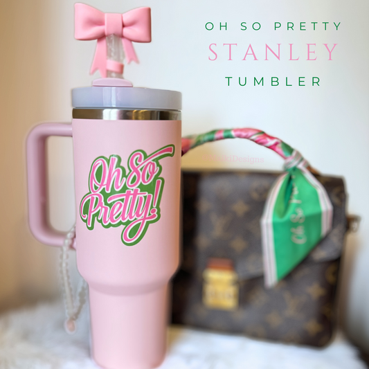 Oh So Pretty Stanley Tumbler