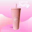 Sippin Pretty Studded Tumbler