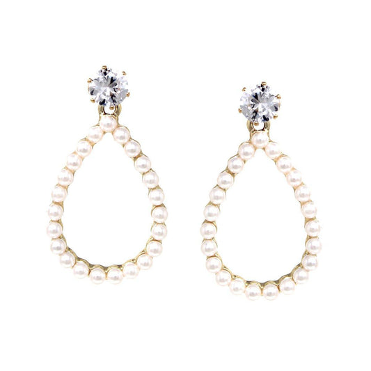 Josephine Pave Drop Earrings