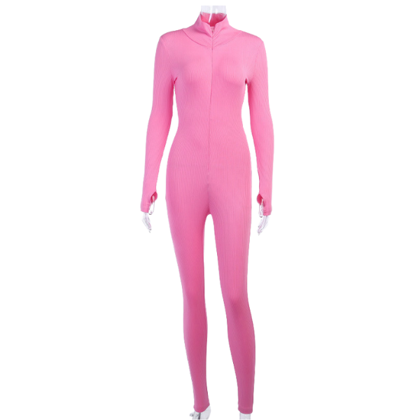 Bodied Bodycon Jumpsuit S (2-4) / Pink Bodied Bodycon Jumpsuit S (2-4) / Pink