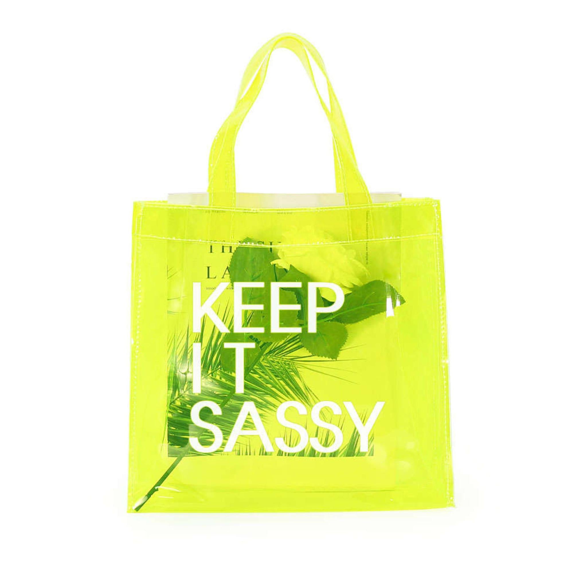 Statement Jelly Tote