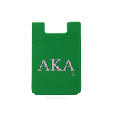 Alpha Kappa Alpha Silicone Phone Wallet