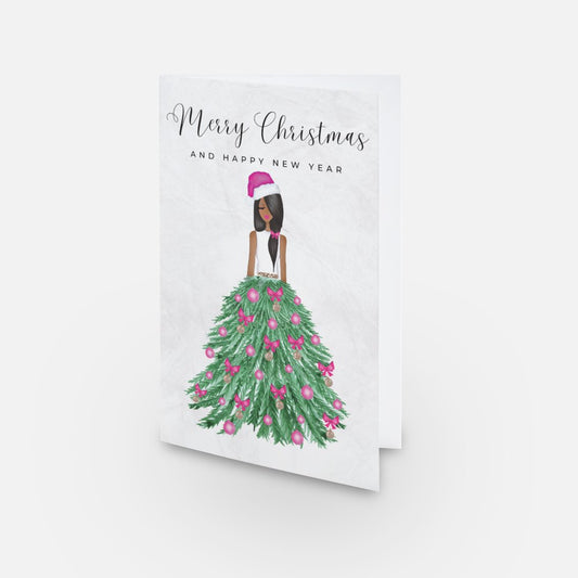 Christmas Card -Tree Skirt